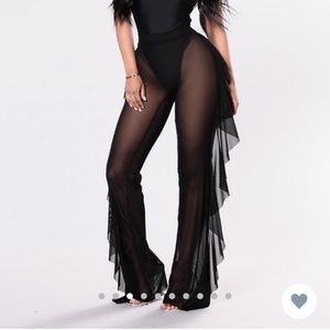 Sunshine see through cover up pant